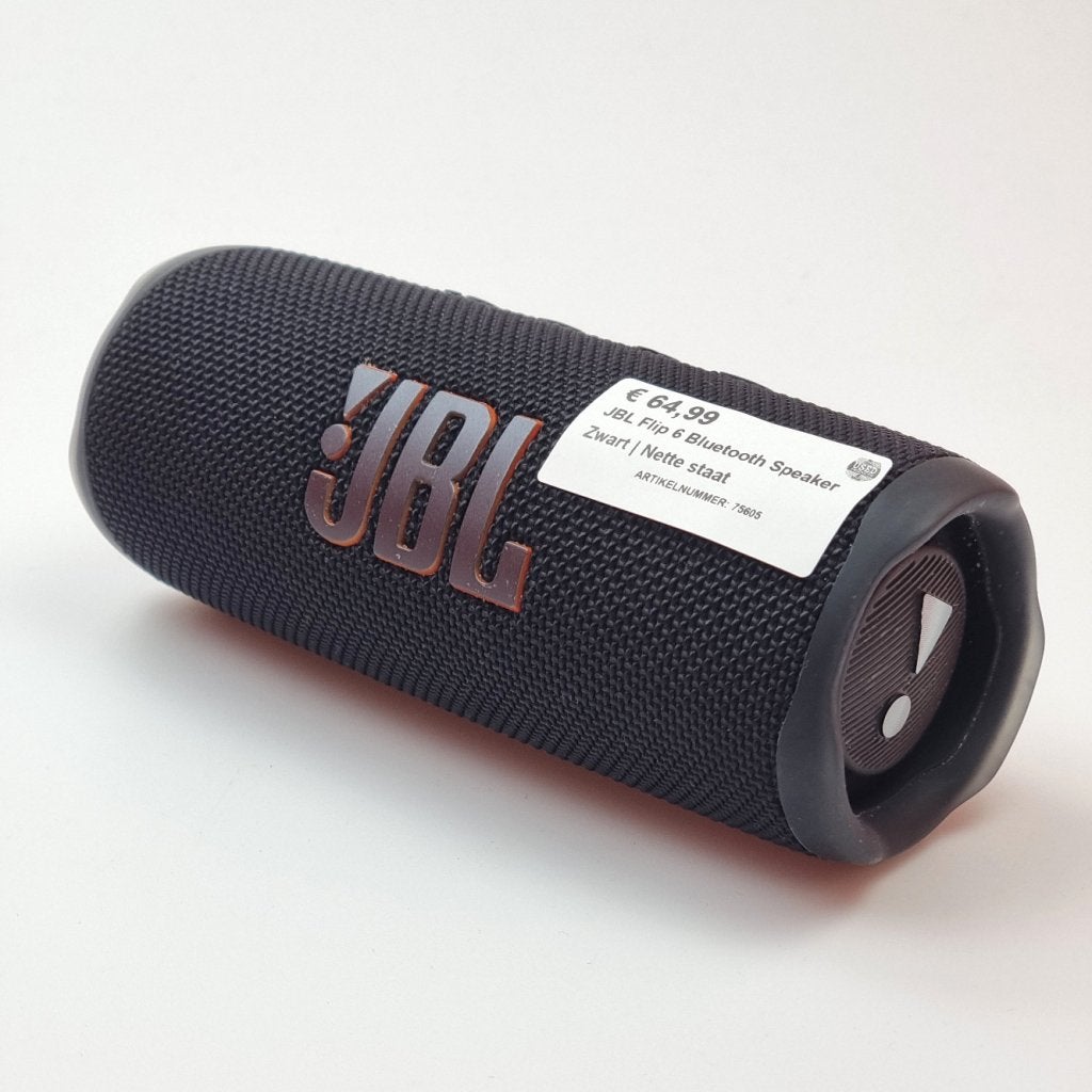 Foto 3 van JBL Flip 6 Bluetooth Speaker Zwart | Nette staat