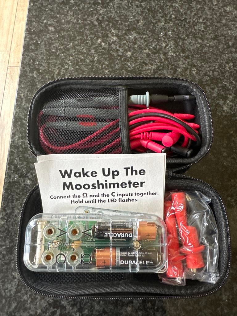 Mooshimeter multimeter in etui, Doe-het-zelf en Verbouw, Ophalen of Verzenden, Gebruikt, Multimeter