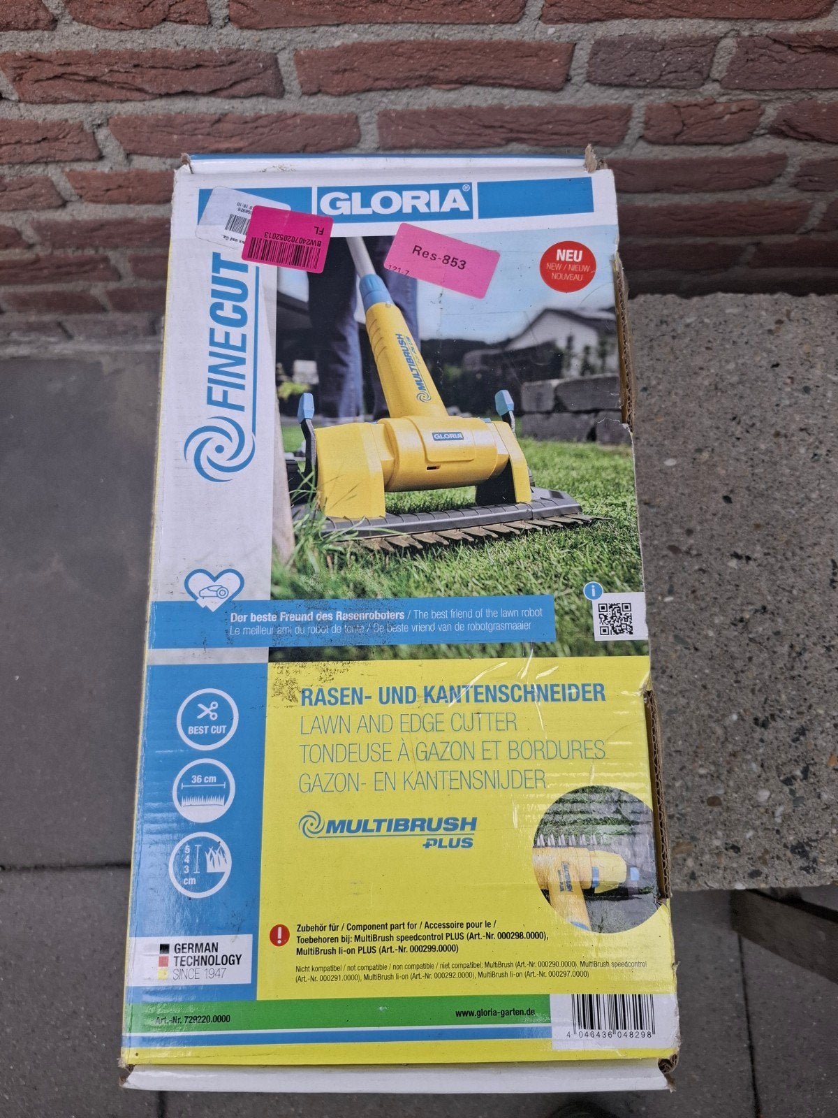 gloria multibrush gras/kantjesknipper, Ophalen of Verzenden, Zo goed als nieuw, Elektrisch