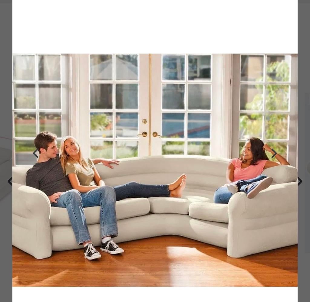 Intex Opblaasbare Hoekbank - Comfortabel en Ruim, Ophalen of Verzenden, Nieuw, Kunststof
