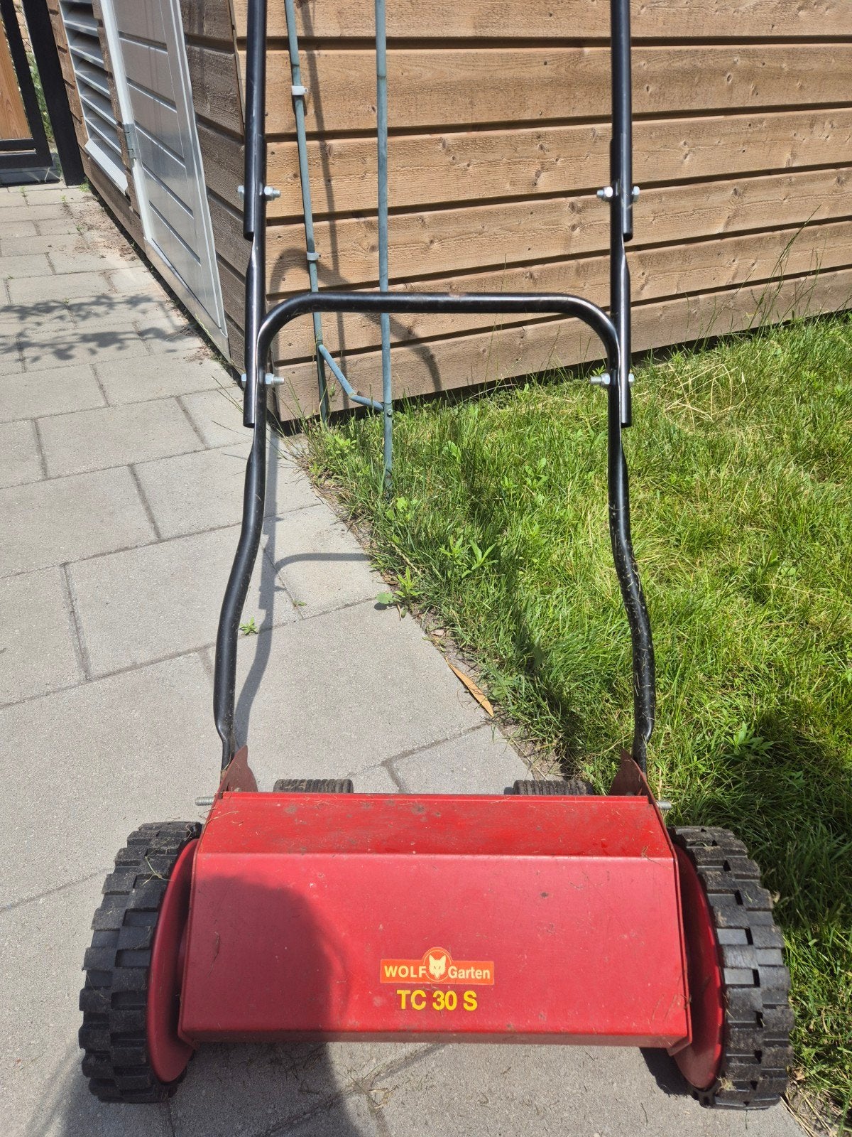 Handgrasmaaier wolf garten, Ophalen, Gebruikt
