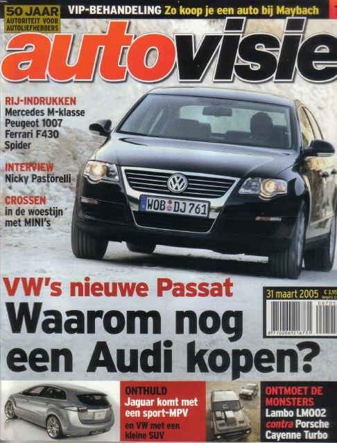 Autovisie 7 2005 : Ferrari 250 GTE - Mini Cooper S - Maybach, Ophalen of Verzenden, Gelezen, Algemeen