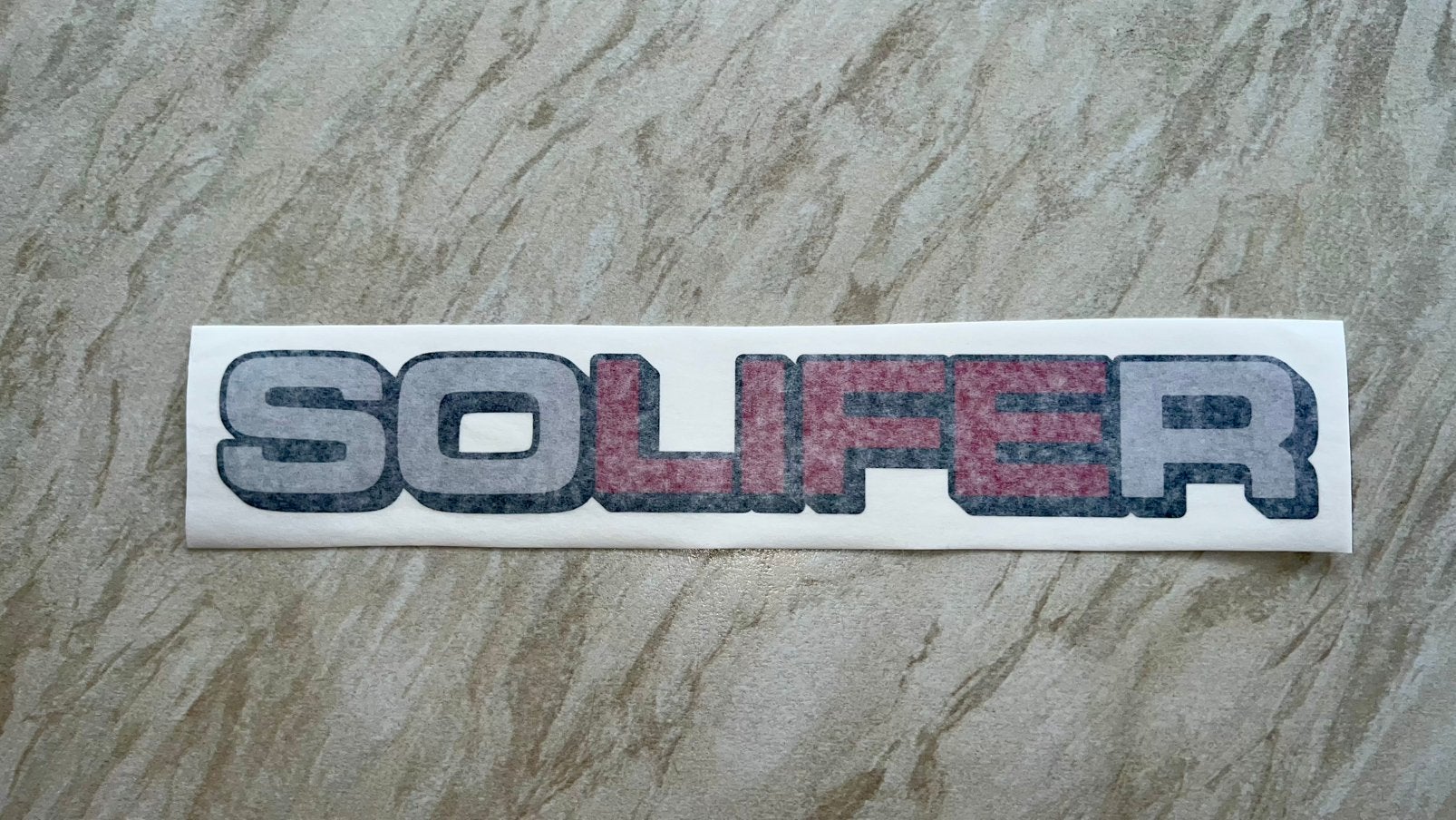 Beperkt leverbaar: SOLIFER embleem / logo, Caravans en Kamperen, Caravan accessoires, Nieuw, Ophalen of Verzenden