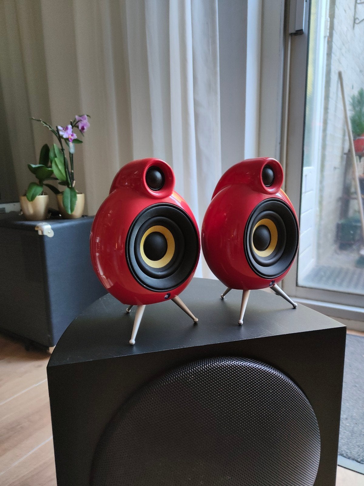 Micropod SE met muurbeugels podspeakers, Ophalen of Verzenden, Zo goed als nieuw, Minder dan 60 watt, Overige merken
