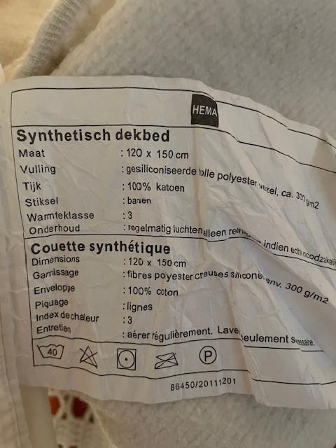 kinderdekbed en lakentjes, Verzenden, Zo goed als nieuw, 100 cm of meer, Overige typen