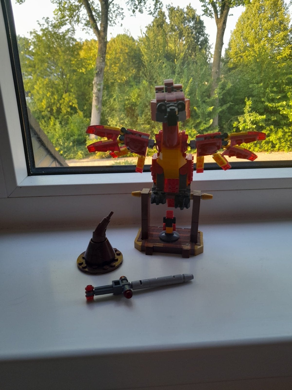 Lego Harry Potter Fawkes Fenix met Sorteerhoed en Zwaard, Ophalen, Zo goed als nieuw, Overige merken