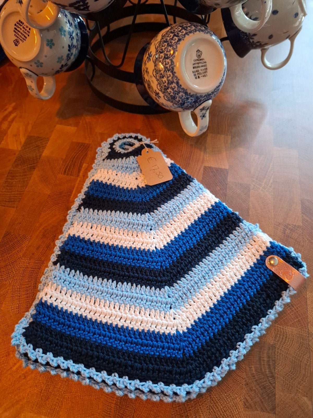 Pannenlappen, gehaakt, in mooie Bunzlau kleuren, Ophalen of Verzenden, Nieuw, Rechthoek