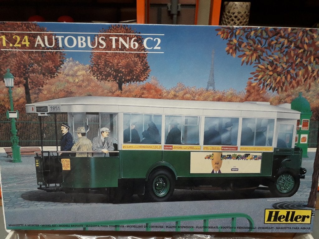 HELLER AUTOBUS TN6 C2 NIEUW IN DE DOOS SCHAAL 1:24, Hobby en Vrije tijd, Modelbouw | Auto's en Voertuigen, Nieuw, Ophalen of Verzenden
