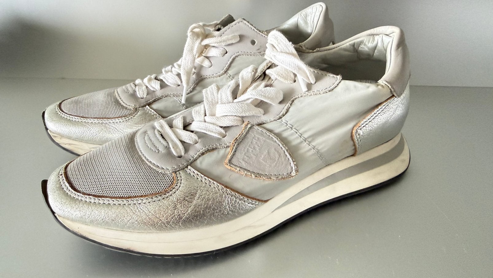 Philippe model Paris sneakers, Verzenden, Sneakers of Gympen, Grijs, Gedragen