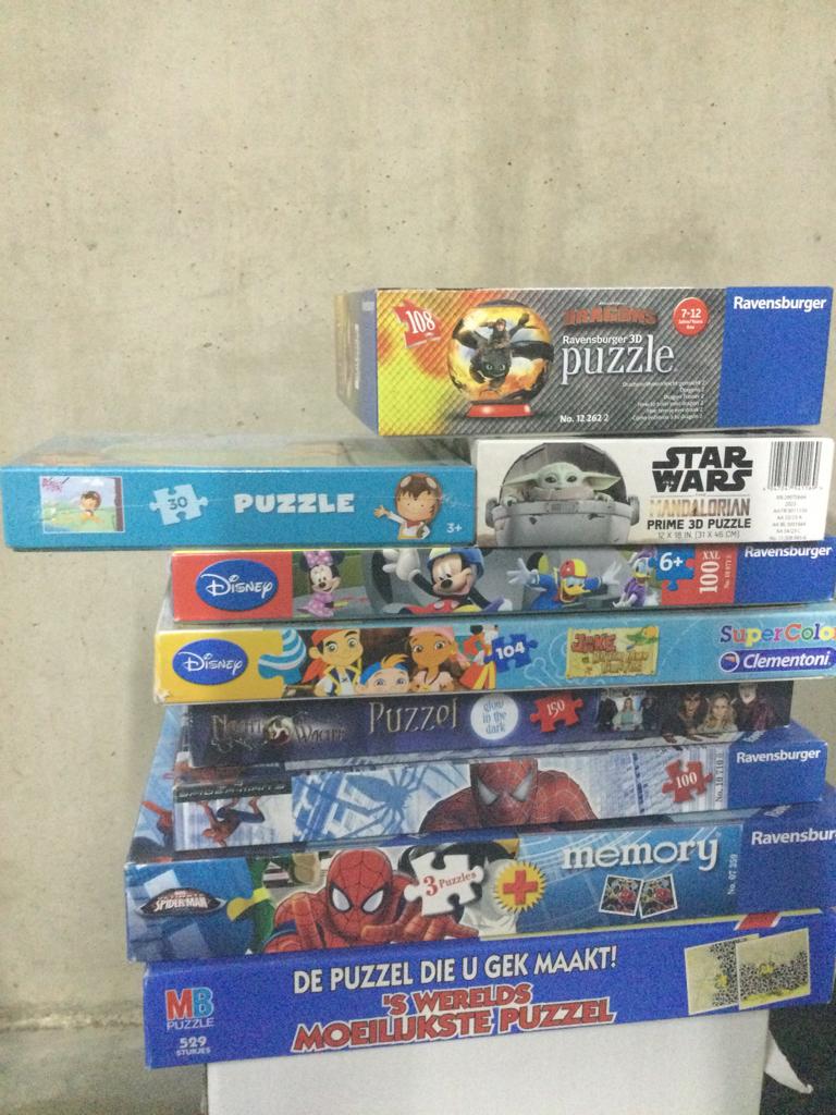 Kinderpuzzels, Ophalen, Meer dan 50 stukjes, Gebruikt