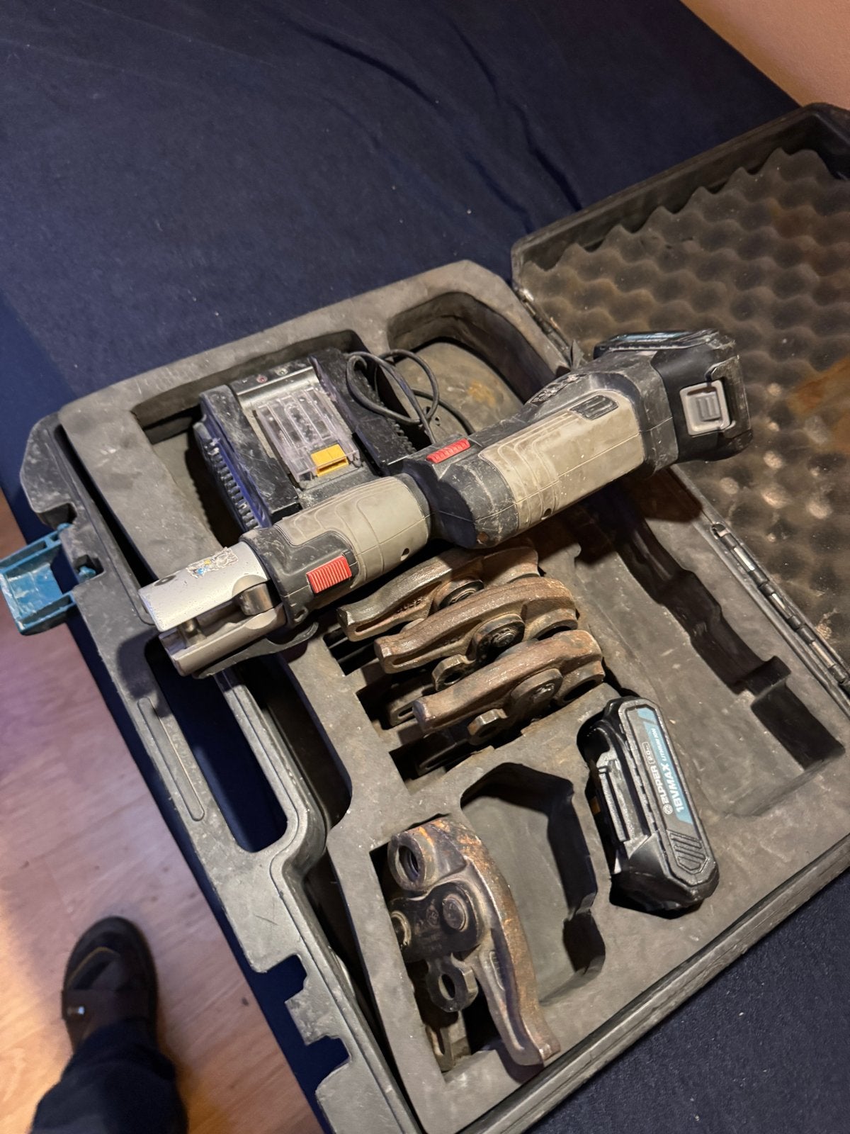 Press pipe machine met toebehoren, Ophalen of Verzenden, Gebruikt