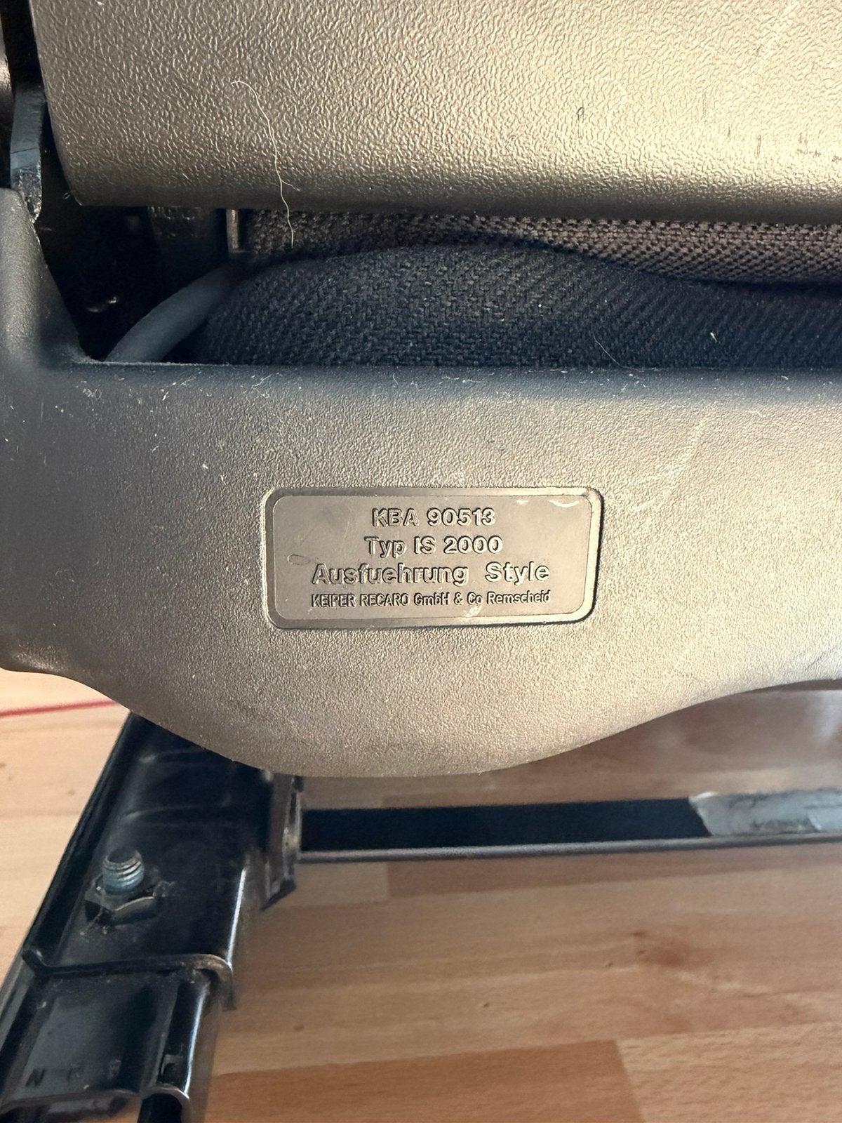 RECARO Style Typ IS2000 Artista/Nardo Zwart uitzonderlijk!, Ophalen, Gebruikt, Mini