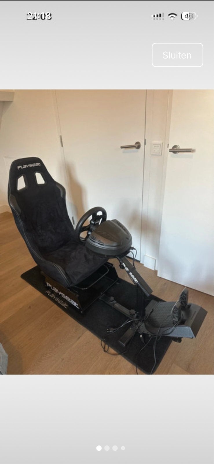 Playseat Race Simulator met Thrustmaster T300RS GT, Ophalen, Overige merken, Zo goed als nieuw