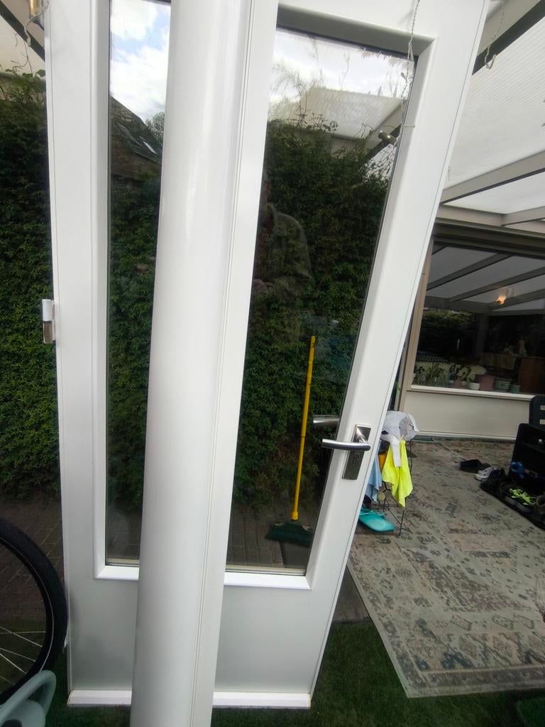 Buitendeur., Doe-het-zelf en Verbouw, Deuren en Horren, Ophalen, Gebruikt, 80 tot 100 cm, 200 tot 215 cm