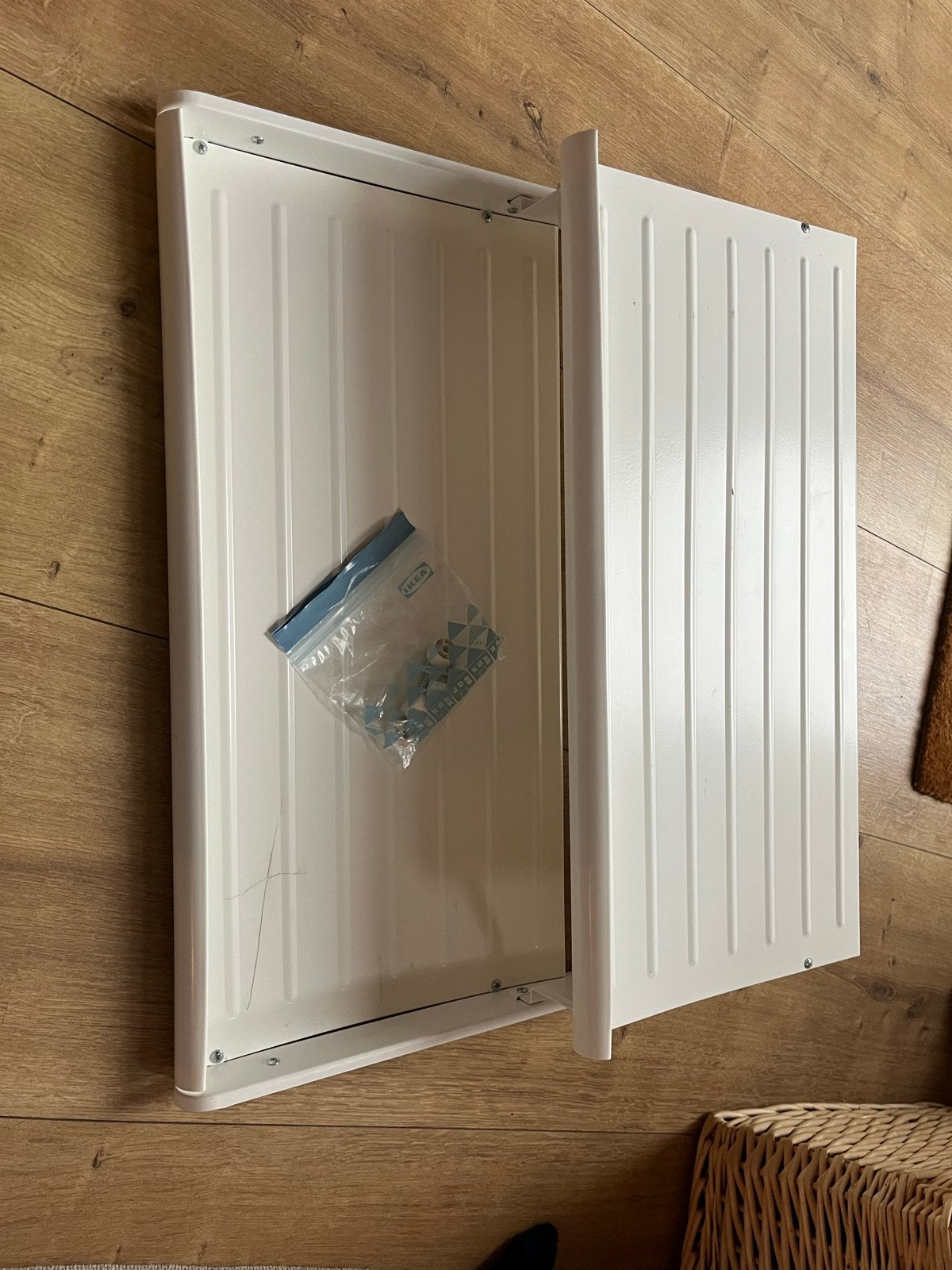 IKEA KOMPLEMENT Uittrekbaar schoenenrek wit 75x58 cm, Ophalen, Gebruikt