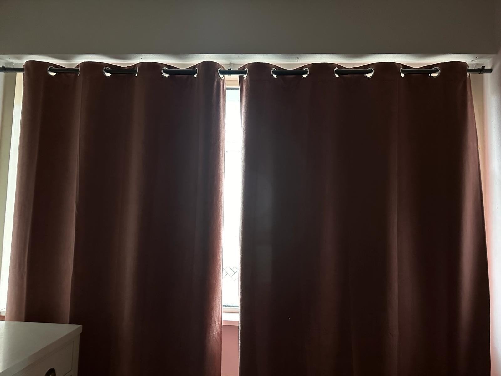 IKEA BIRTNA Gordijnen - 2x Roos, 145x300cm, Ophalen of Verzenden, Zo goed als nieuw, 200 cm of meer