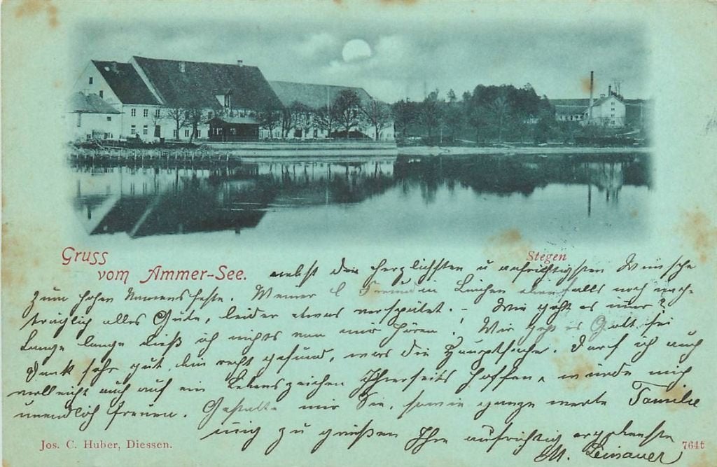 379-044-033 Ammersee, Verzenden, Voor 1920, Duitsland