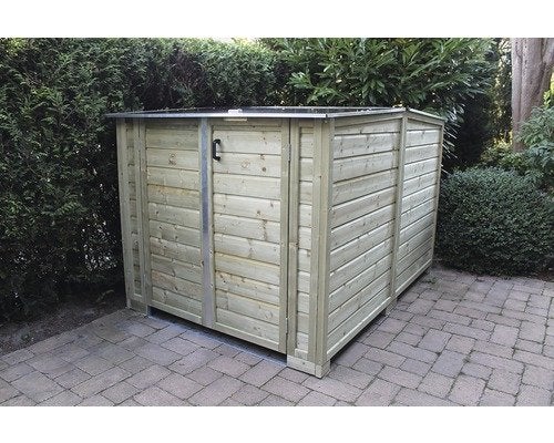 Lutrabox LUTRABOX Fietsenberging 125x215x130 cm, Ophalen, Zo goed als nieuw, Hout, Containerberging