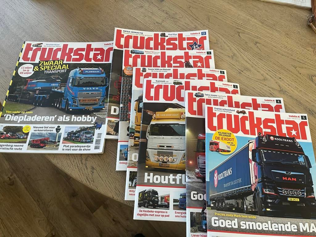 Truckstar Tijdschriften - Diverse Uitgaven, Boeken, Ophalen, Gelezen, Overige typen
