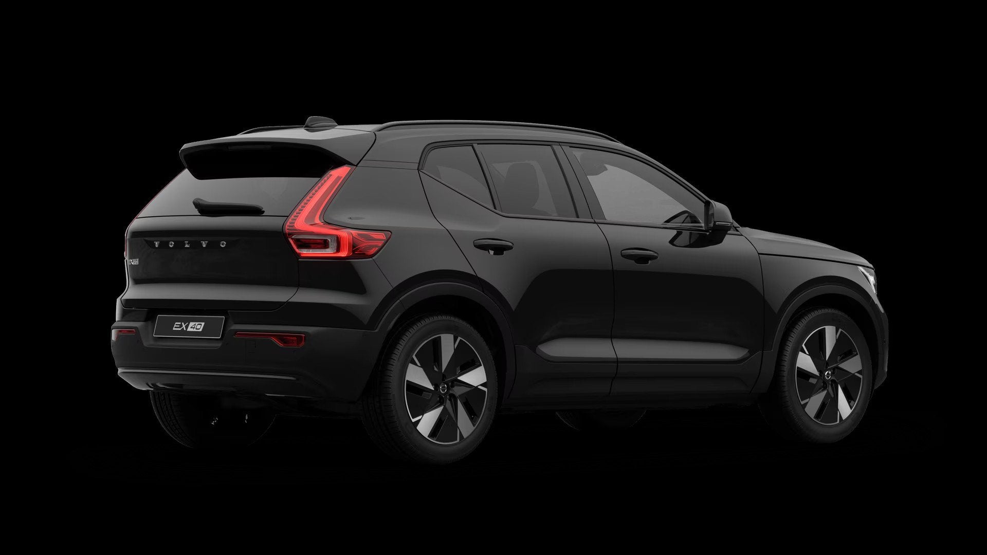 Volvo EX40 Single Motor Plus Europe 70 kWh | Adaptieve cruis, Auto's, Volvo, Zwart, 420 min, Nieuw, SUV of Terreinwagen