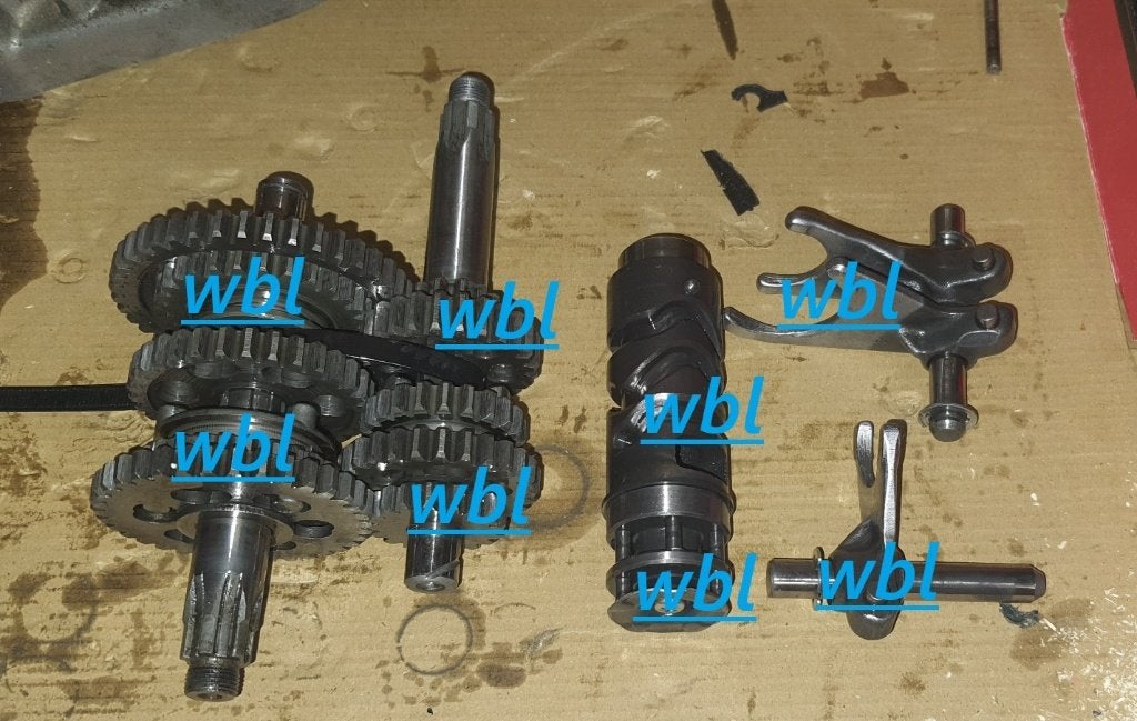 Yamaha FS1 5-versnellingsbak Top, Fietsen en Brommers, Verzenden, Gebruikt, Blok, Yamaha