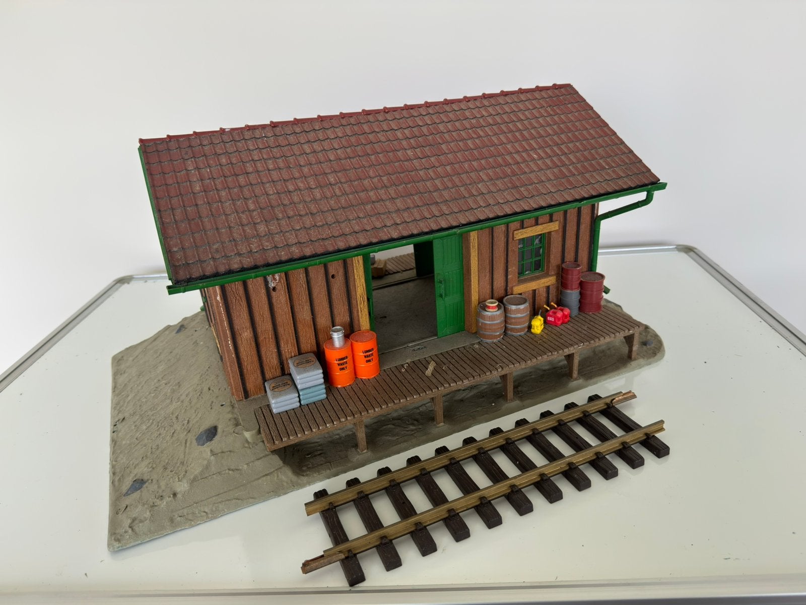 Pola 330905, goederenoverslagloods, LGB, spoor G, uniek, Gelijkstroom of Wisselstroom, Brug, Tunnel of Gebouw, Ophalen of Verzenden