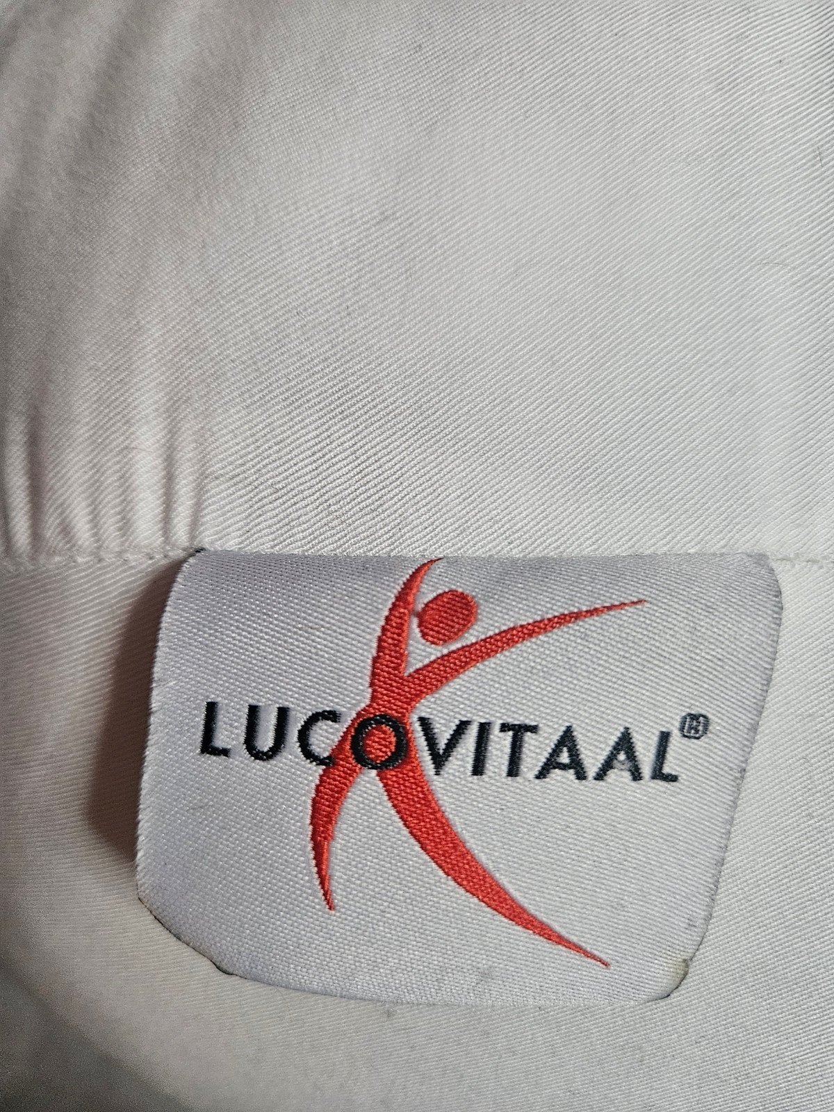 Lucovitaal zijligkussen - Nette staat, Ophalen of Verzenden, Zo goed als nieuw, Wit, Vierkant