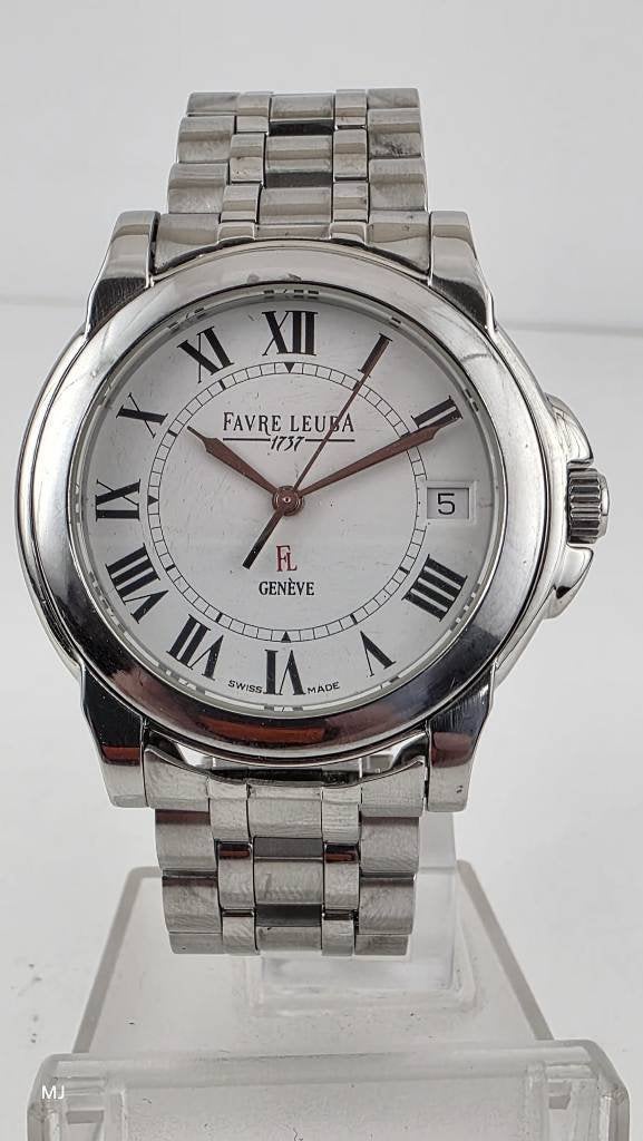 Favre Leuba herenhorloge                                H117, Overige merken, Staal, Gebruikt, Staal