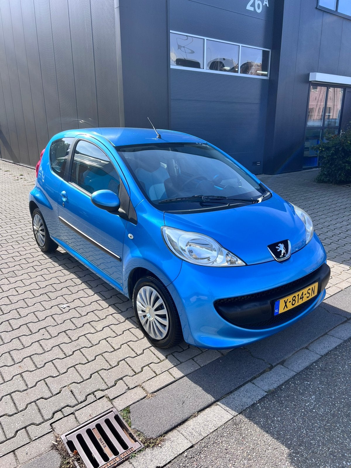 Peugeot 107 1.0 12V 3DR 2008 Blauw, Auto's, Voorwielaandrijving, Stof, 68 pk, Bedrijf