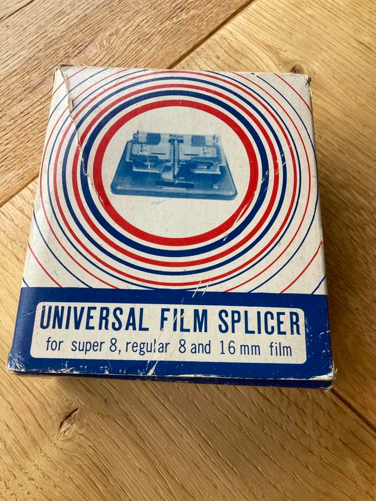 Universele Filmsplicer voor 8mm en 16mm film, Ophalen of Verzenden, Zo goed als nieuw