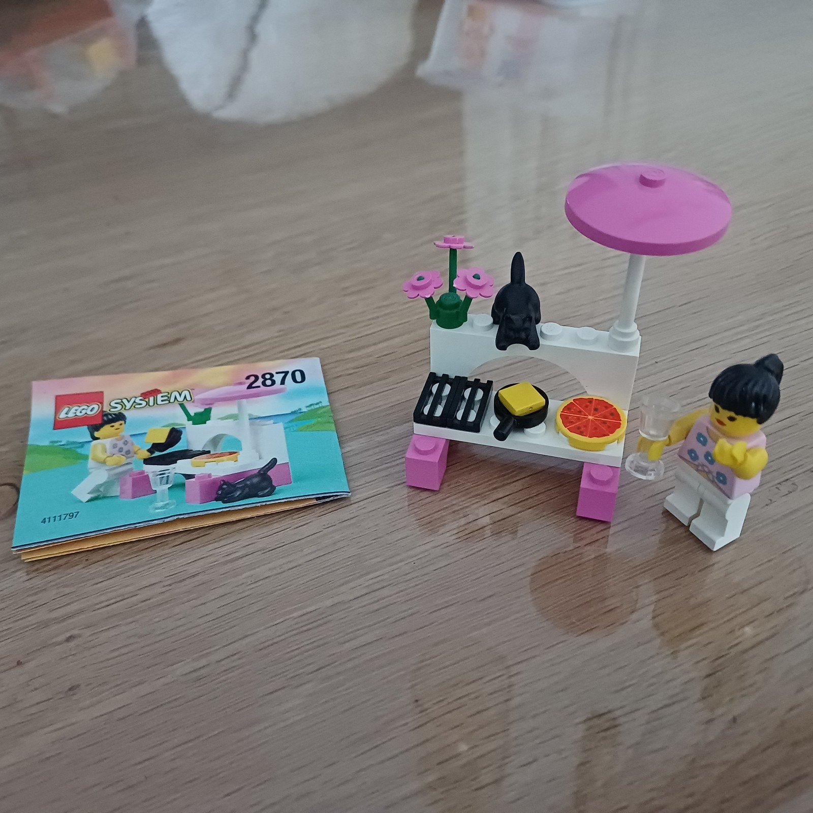 LEGO System 2870 Barbecue, Ophalen of Verzenden, Gebruikt
