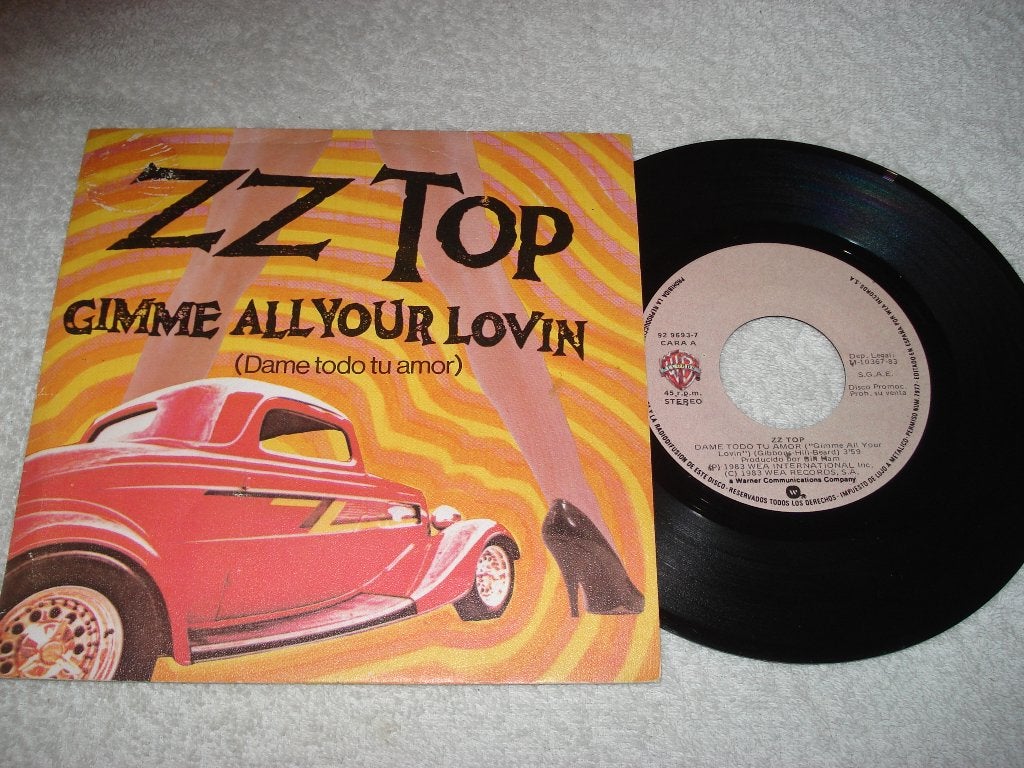 ZZ Top   PROMO  Gimme All Your Lovin  Spanje  Orgineel, Fotohoes, Ophalen of Verzenden, Zo goed als nieuw, Rock en Metal