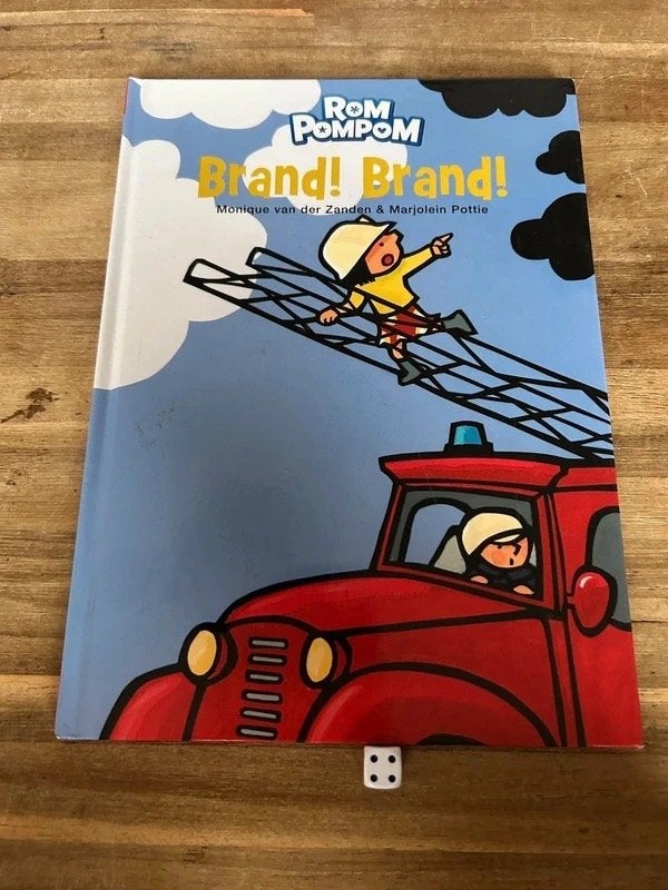 Rompompom – Brand! Brand!, Boeken, 3 tot 4 jaar, Monique van der Zanden, Ophalen of Verzenden, Zo goed als nieuw