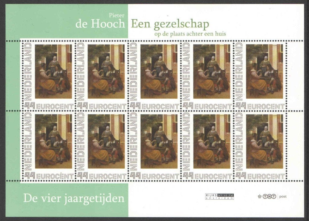Postzegels De 4 Jaargetijden: Een gezelschap, Ophalen of Verzenden, Na 1940, Postfris