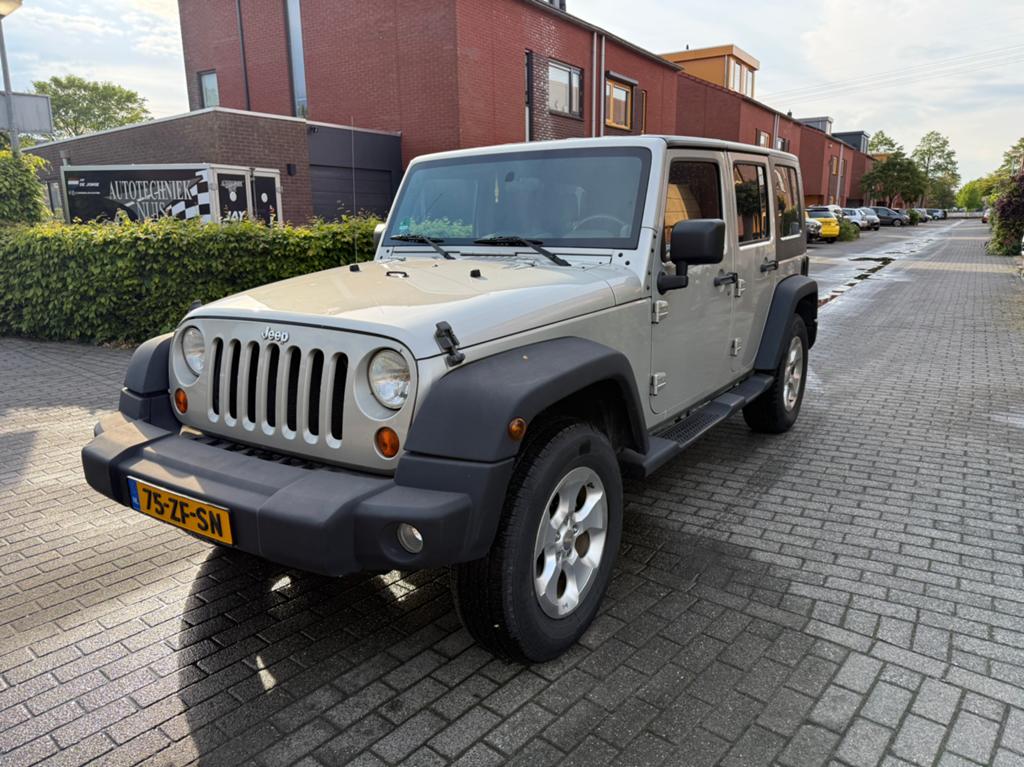 Jeep Wrangler 3.8 V6 Unlimited Automaat Origineel NL auto, Auto's, 450 kg, 120 €/maand, Origineel Nederlands, Vierwielaandrijving