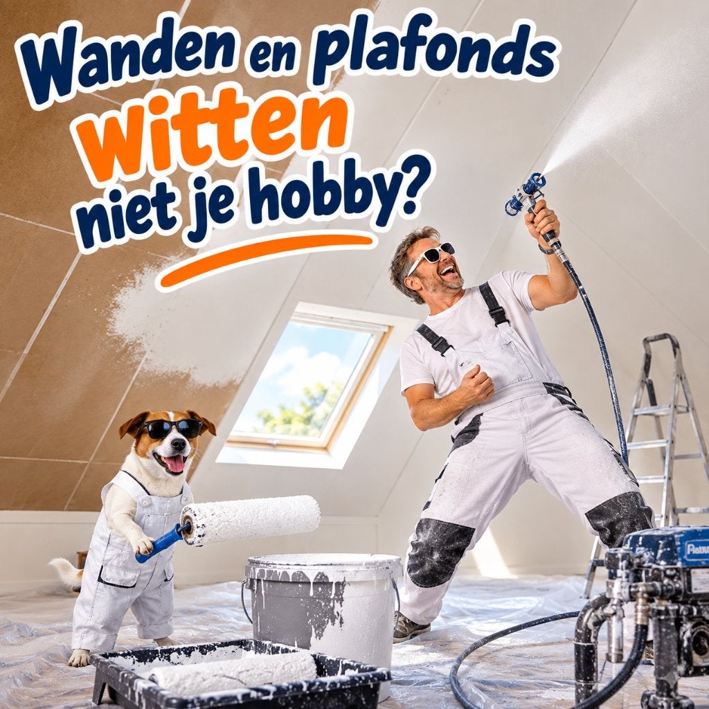 Witten niet je hobby Schilder gezocht? Wij spuiten in 1 dag, Hobby en Vrije tijd, Ophalen, Nieuw