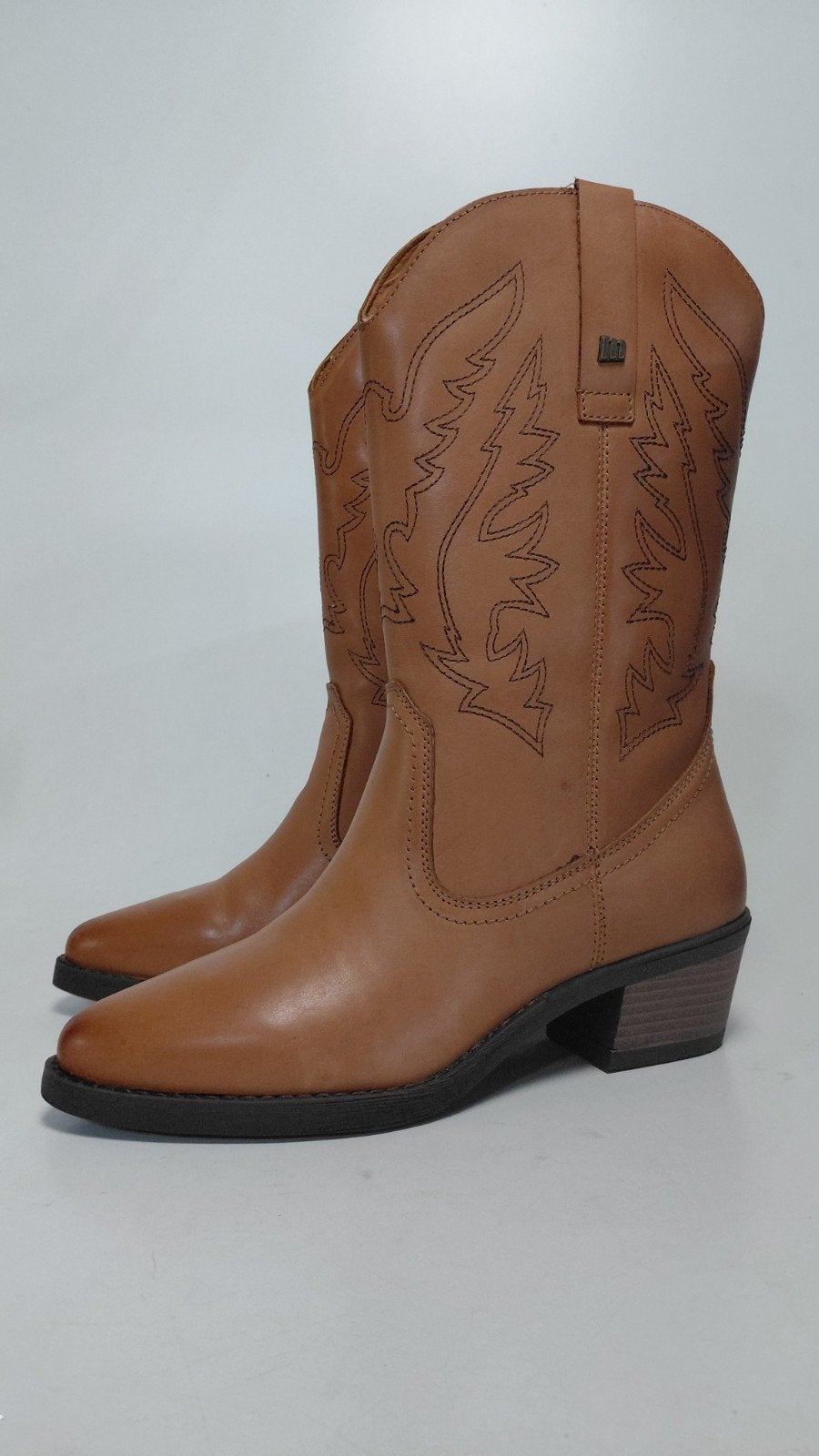 Nieuwe MTNG by Mustang Leren Western Laarzen Maat 38, Kleding | Dames, Bruin, MTNG by Mustang, Lage of Enkellaarzen, Nieuw