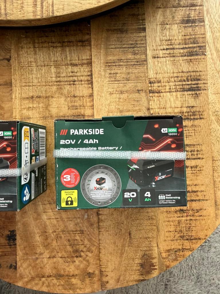 PARKSIDE 20V / 4Ah oplaadbare accu Nieuw in doos, Ophalen of Verzenden, Nieuw