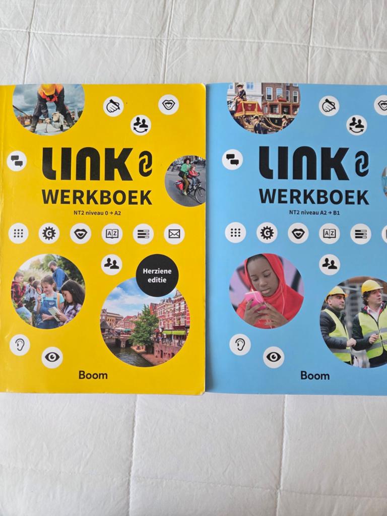 LINK Werkboeken NT2 – 0>A2 & A2>B1, Boeken, Ophalen, Zo goed als nieuw, Frankrijk