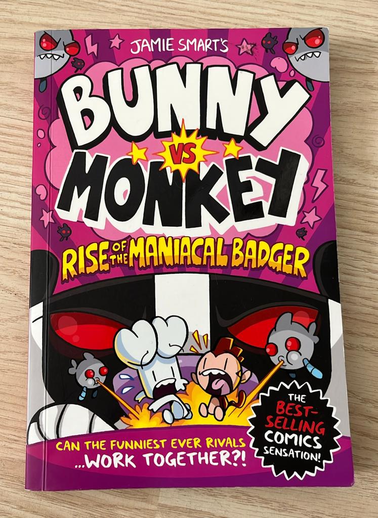 Bunny vs Monkey - Rise of the Maniacal Badger, Boeken, Ophalen of Verzenden, Zo goed als nieuw, Fictie