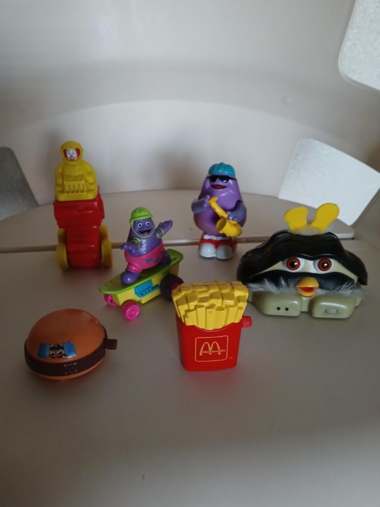 Macdonalds figuurtjes 6 stuks oud., Ophalen of Verzenden, Zo goed als nieuw