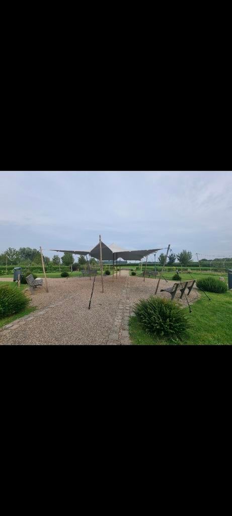 Prachtige stretchtent!!, Tuin en Terras, Partytenten, Nieuw, 8 meter of meer, Ophalen of Verzenden