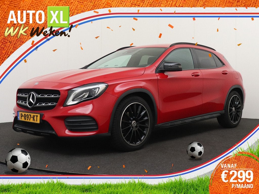 Mercedes-Benz GLA 200 157 PK Aut. AMG Night Leder/Sportstoel, Auto's, Mercedes-Benz, Gebruikt, 715 kg, Bedrijf, 1335 kg