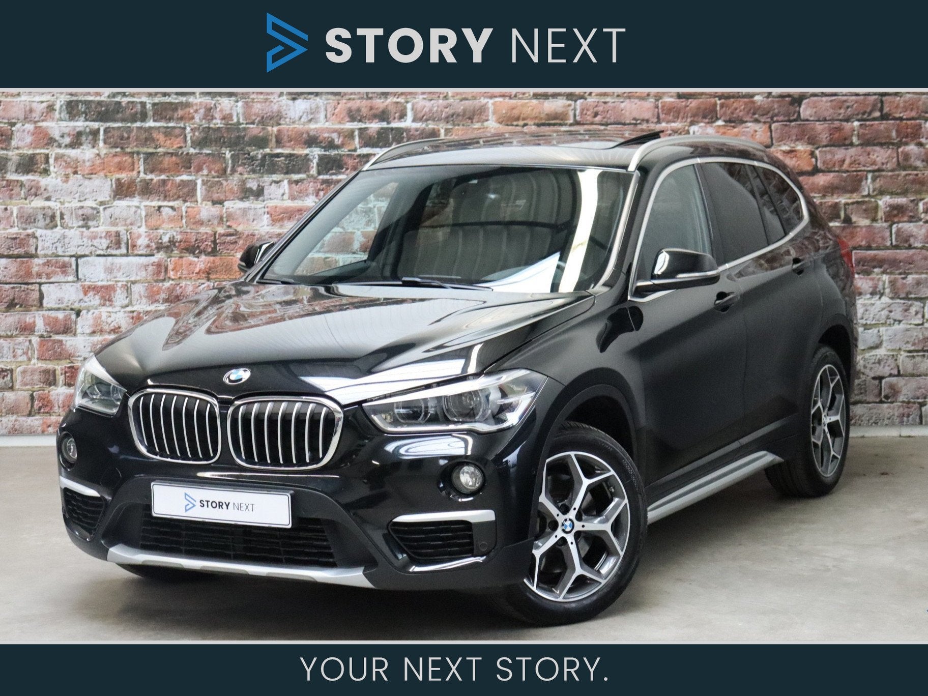 BMW X1 sDrive20i Executive xLine Automaat / Panoramadak / Ac, Auto's, Euro 6, Zwart, Origineel Nederlands, SUV of Terreinwagen