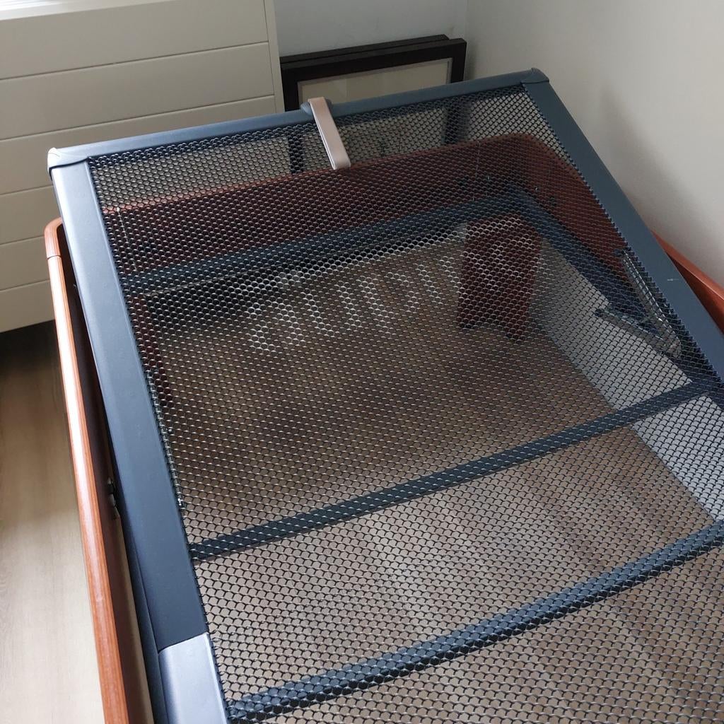 Verstelbare Auping spiraalbodem 1-persoons, z.g.a.n., Huis en Inrichting, Ophalen, Verstelbaar, 90 cm, Eenpersoons