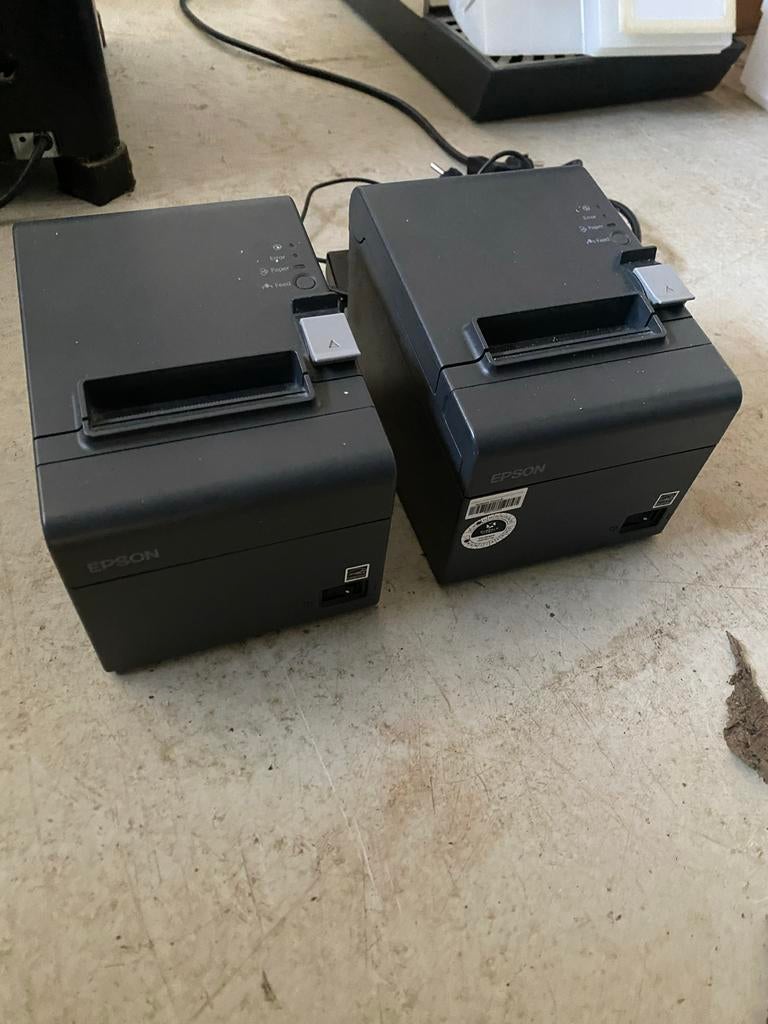 Epson bonprinters (2 stuks) - Ideaal voor retail/horeca, Computers en Software, Printers, Zwart-en-wit printen, Gebruikt, Printer