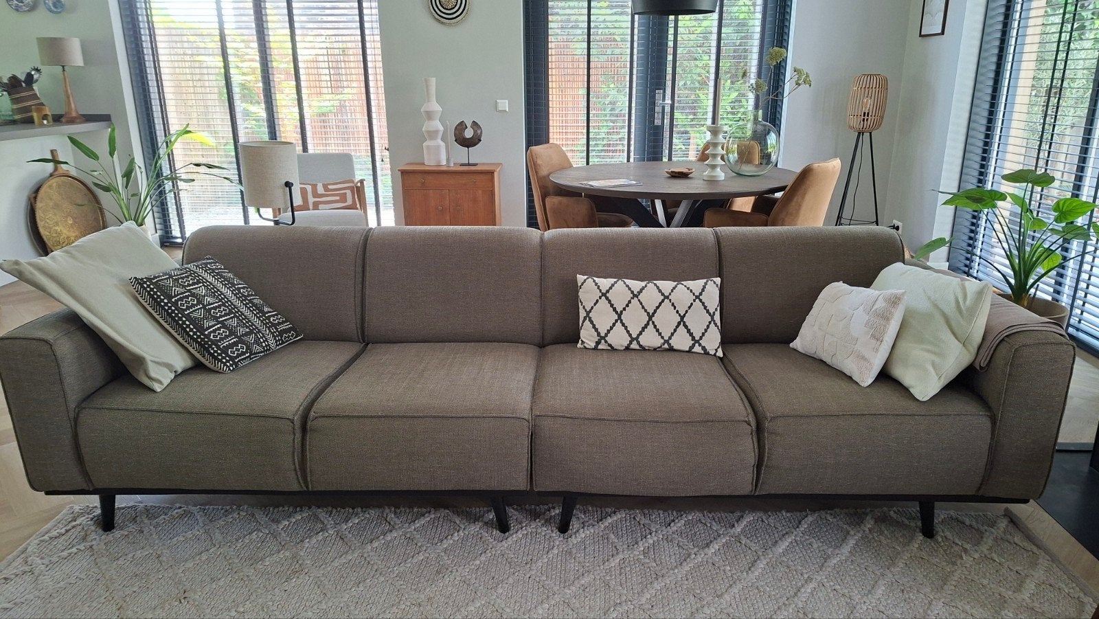 Be Pure Home - bank Rodeo 4-zits (PER DIRECT BESCHIKBAAR), Huis en Inrichting, Ophalen, 75 tot 100 cm, Stof, 200 tot 250 cm