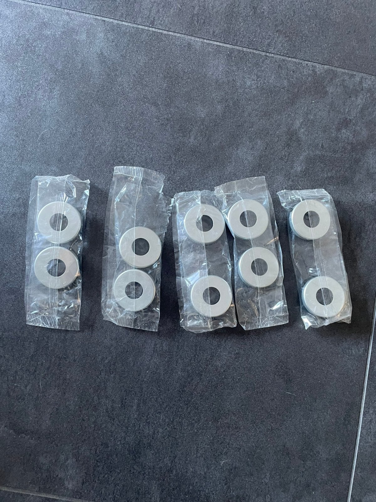 10x RVS look kruk rozetten, Ophalen of Verzenden, Zo goed als nieuw, Overige materialen, Overige merken