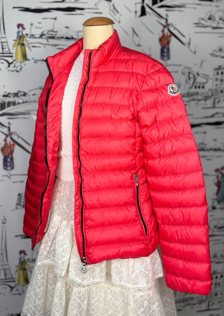 Moncler Kaukura jas donsjas tussenseizoen maat 14 (635 euro), Moncler EU, Zo goed als nieuw, Moncler, Customercare@moncler.com