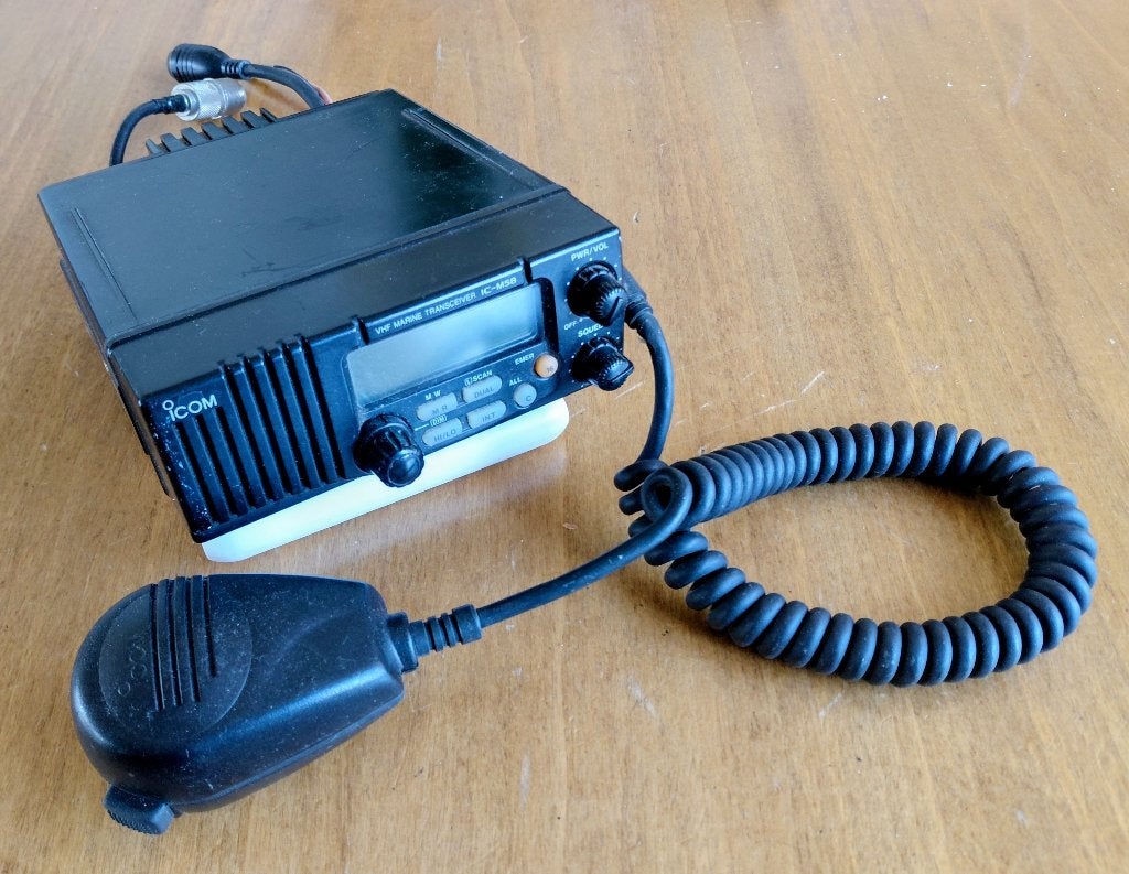 Icom marine tranceiver IC-M58, Ophalen of Verzenden, Gebruikt